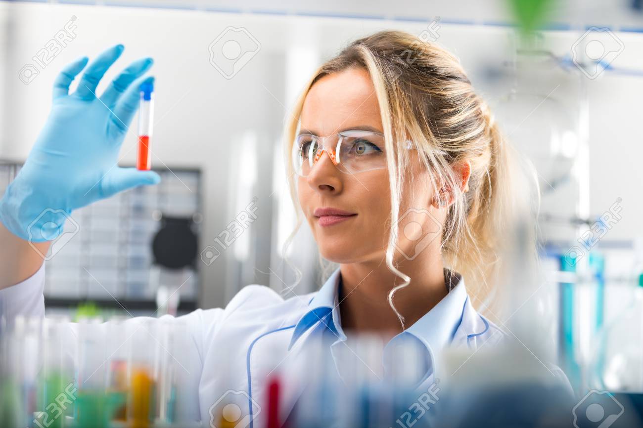 Girl in Lab